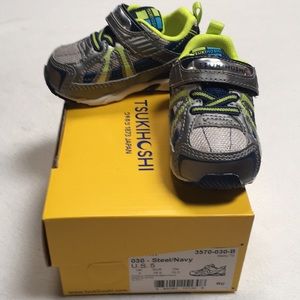 Tsukihoshi Storm Steel/Navy Little Kid size 5